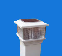 Solar post cap
